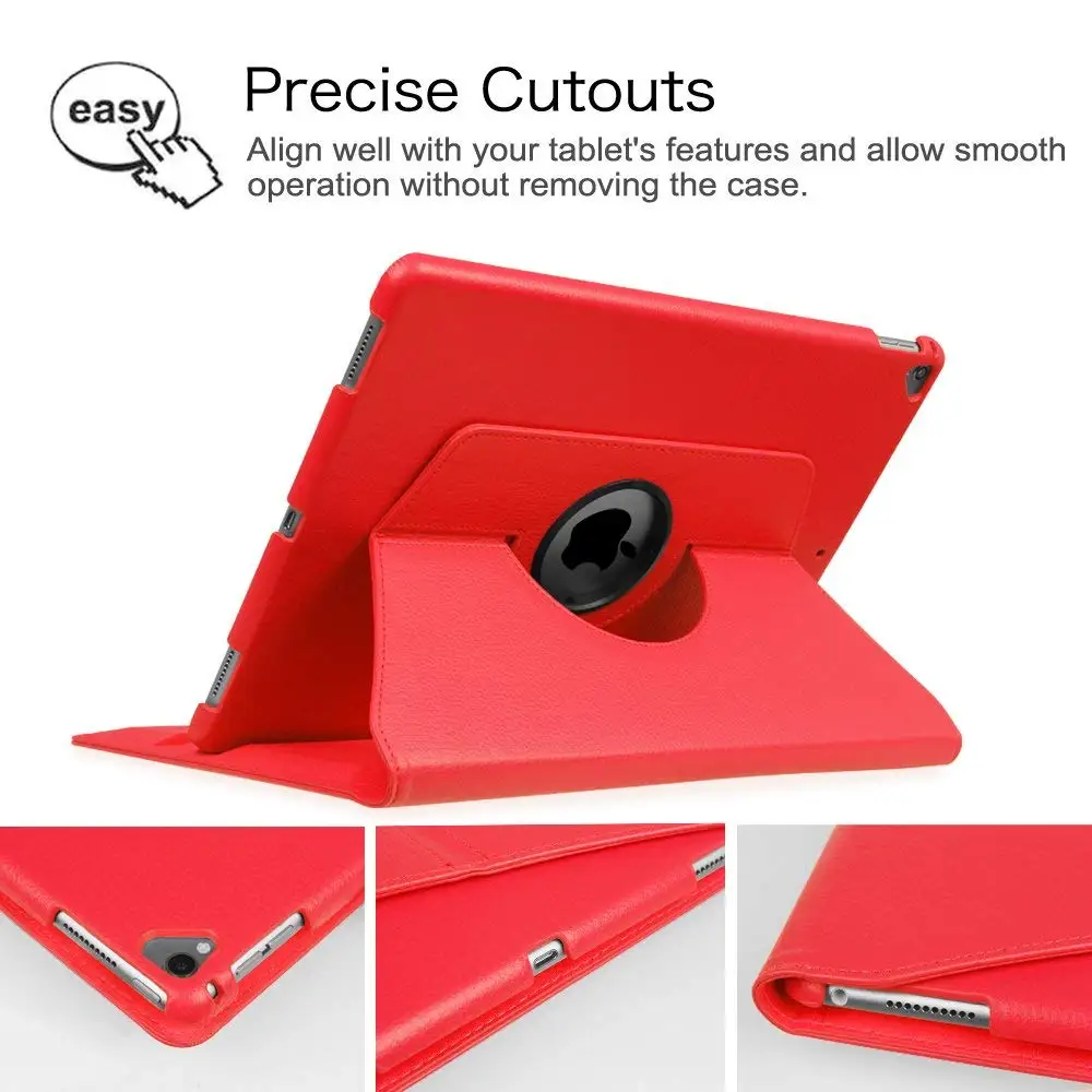 Чехол для iPad Pro 12,9, 10 цветов, чехол из искусственной кожи, вращающийся на 360 градусов, умный чехол, чехол для iPad Pro 12,9 дюймов, чехол, funda