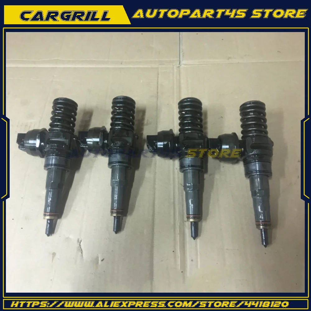 US $627.00 038130073BN For Set Of 4 TDI DIESEL PD FUEL INJECTOR GENUINE USED CORE