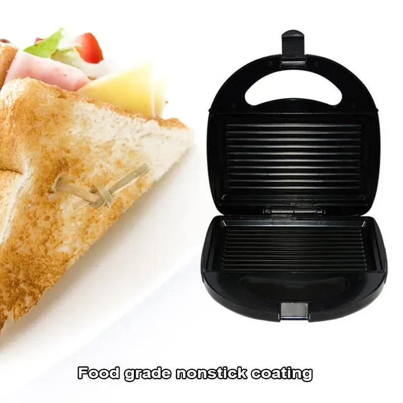 

Non-stick Electric Sandwich Makers Roast Meat Sausage Hamburger Steak Oven BBQ Grilling Plate Waffle Toaster Breakfast Machine