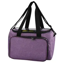 Сплетенные сумки сумка-Органайзер из пряжи с внутренним разделителем для шерсти крючки вязальные Вязание Иглы Набор для шитья Diy сумка для
