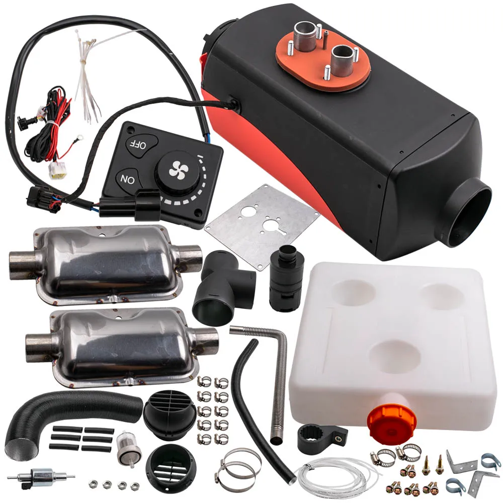 

12V 5000W 5KW Air diesel Heater W/ Knob Switch For Motor-Homes Trucks Boats Bus Campervans Car