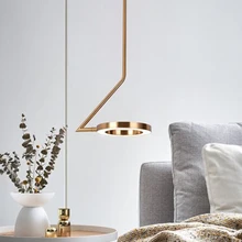 Nordic LED Pendant Lamp Bedroom Bedside Restaurant Pendant Light Lighting Modern Luminaria Bar Brass Creative LED Designer Lamps creative wooden iron 1 3 heads pendant lamps personality bar pendant lamp wood log restaurant lighting pendant light za928048
