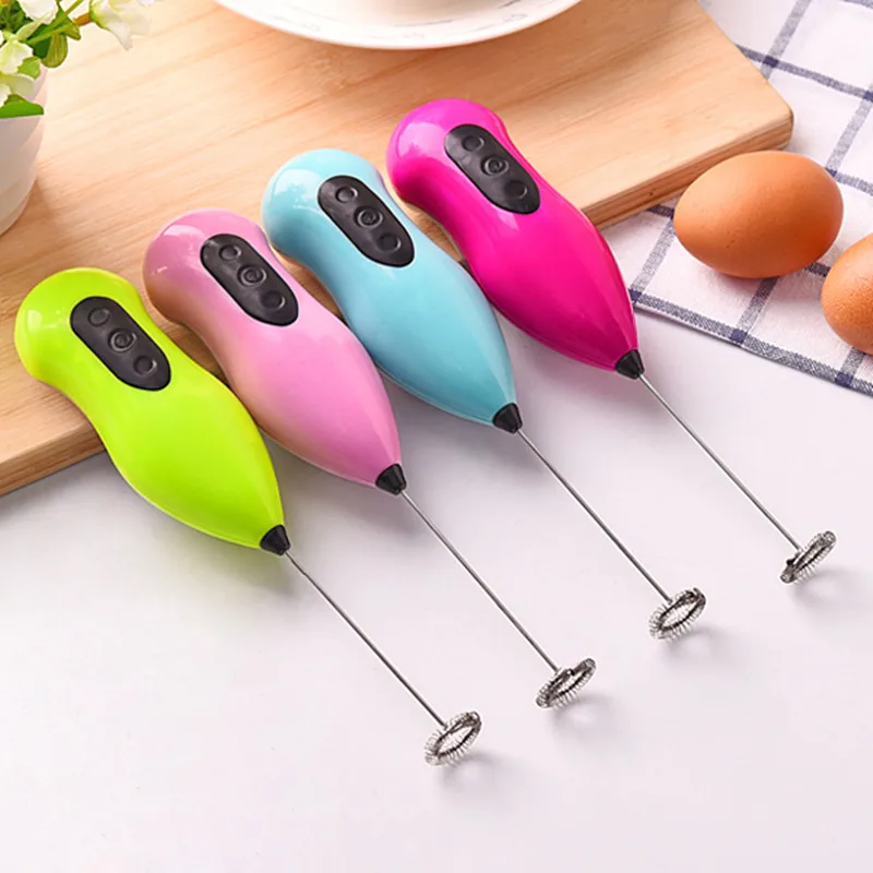 

Small Hand-held Electric Household Stainless Steel Stirring Rod Mini Whisk Cream Foam Fight Fight Milk Stick Baking