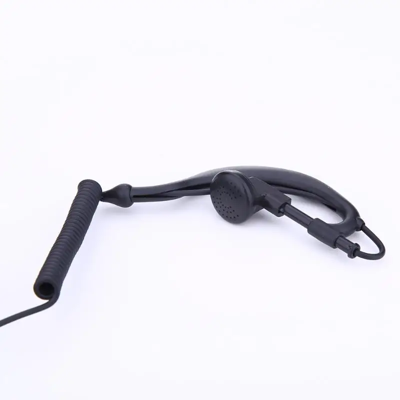 2 PIN гарнитура функция PTT с микрофоном Walkie Talkie ушной крючок переговорные наушники