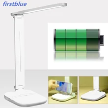 LED Touch On Off Switch 3 Modes Foldable Desk Lamp Eye Protection Reading Dimmer Rechargeable USB Led Table Lamps Night Light desk lamp usb rechargeable touch switch led clip on table reading light dc 5v 500ma night light