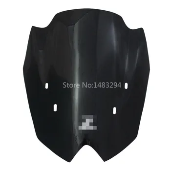 

Black Motorcycle Durable Windshield Windscreen Wind Deflector For Kawasaki Z800 2013-16 14 15 New