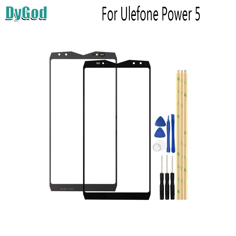 

6.0 inch For Ulefone Power 5 Touch Screen Glass Lens Cover Glass Replace Panel For Ulefone Power 5 Replacement Parts With Tools