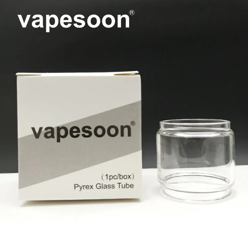 Vapesoon заменяемое пирексное стекло трубка для TFV-mini V2 атомайзер Танк TFV-mini V2 стеклянная трубка прямой & пузырь доступны