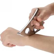 Соскабливающая доска из нержавеющей стали, массажная пластина для снятия боли, массажная пластина Guasha