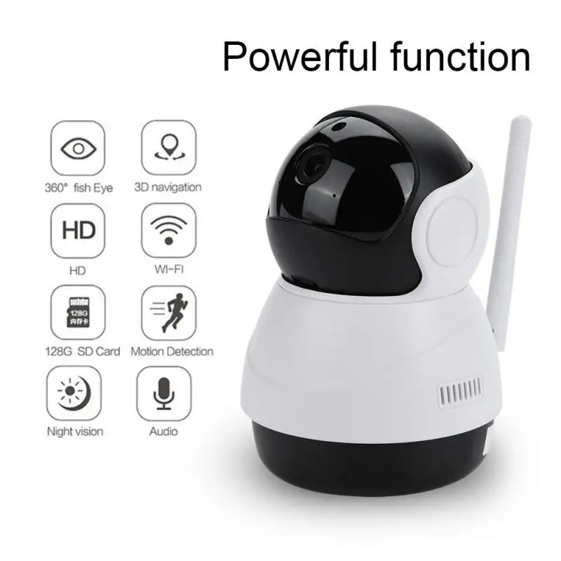 

HD 360VR 1080P Panoramic Wifi IP Camera 3D Navigation Wireless Mobile Remote Control Office Home Security Camera Robert Monitor