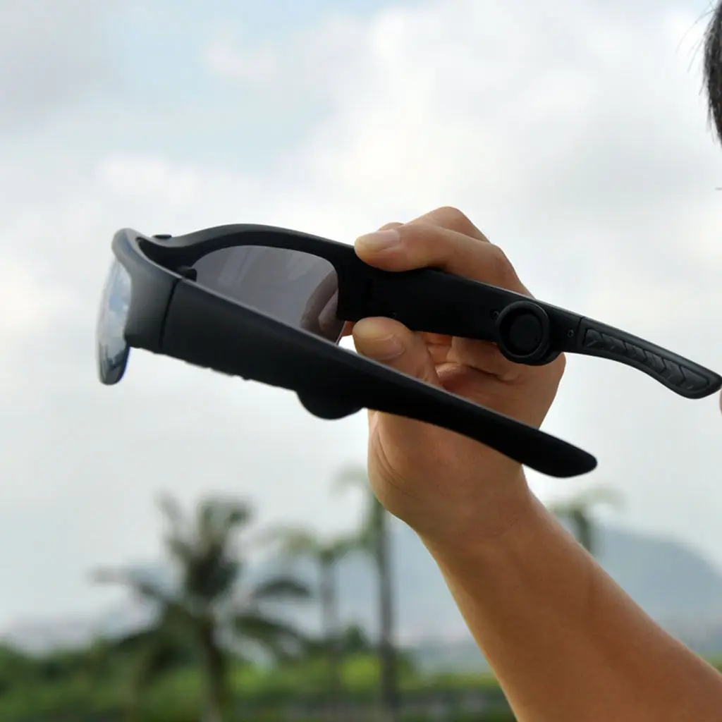 Хорошее качество костной проводимости солнцезащитные очки Смарт голосовой гид наушники Bluetooth наушники Сменные линзы Авто Вождение пот P