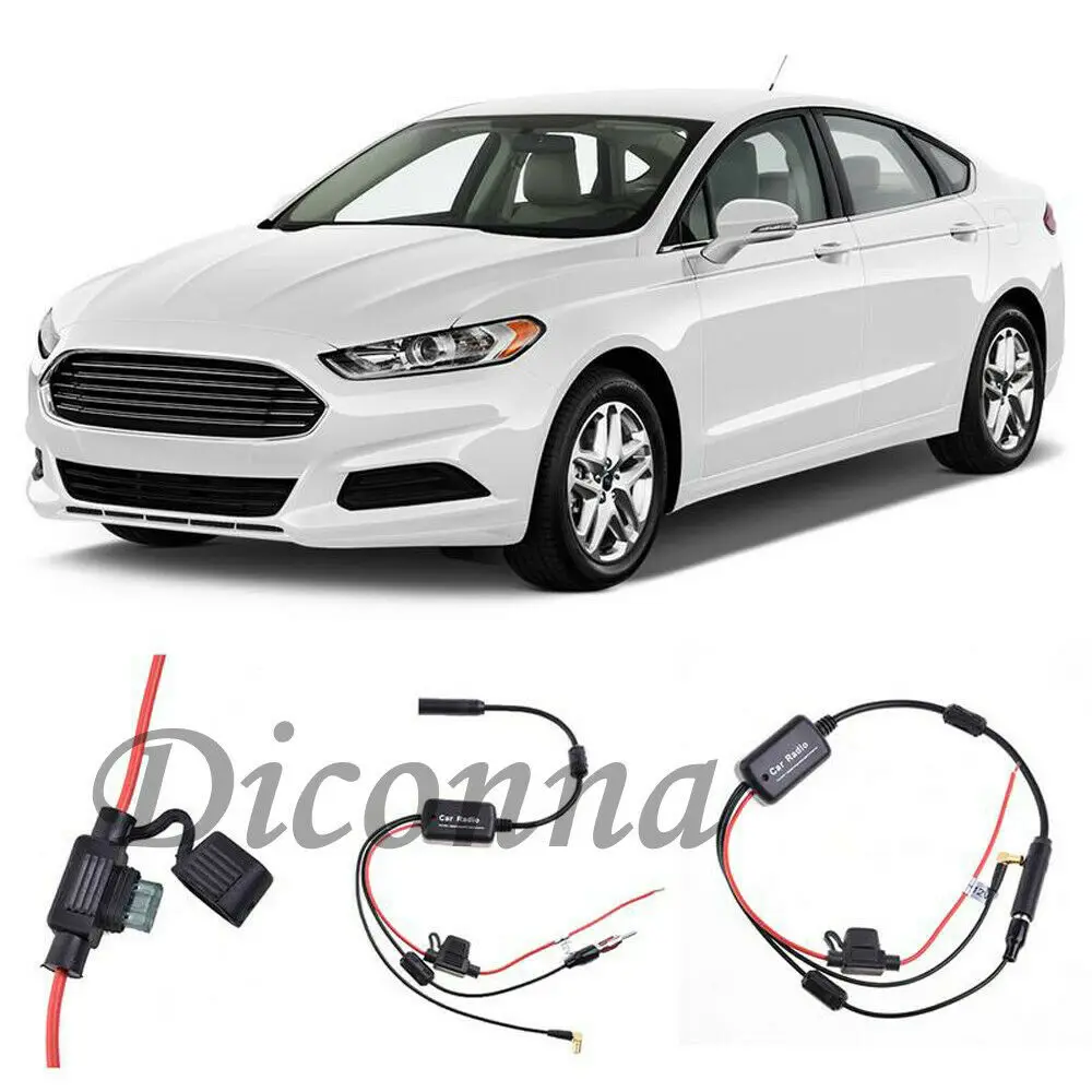 12V Универсальная автомобильная стерео радио Электронная Скрытая антенна FM/AM