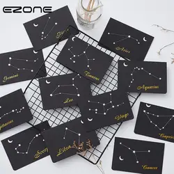 EZONE 12 созвездий поздравительная открытка + конверт набор День рождения Рождество День Святого Валентина вечерние поздравительная открытка