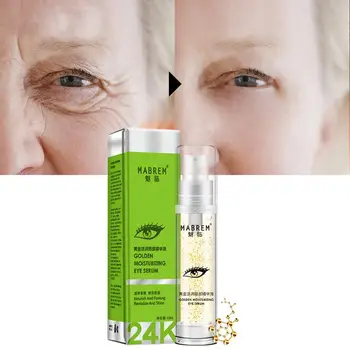

24k Gold Moisturizing Serum Eye Collagen Serum Anti-Aging Anti-Wrinkle Facial Anti Dark Circle Repair Tighten Skin Lifting Eyes