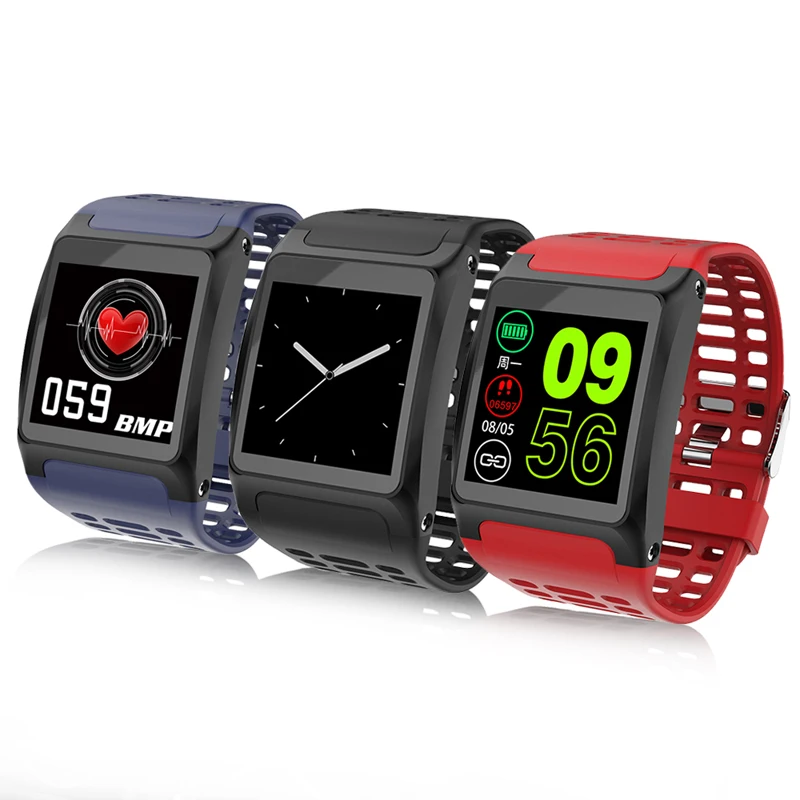 

Z01 1.3" OLED Touch-Screen Waterproof Smart Watch Long Standby Time Heart Rate Blood Pressure Monitor Fitness Activity Tracker