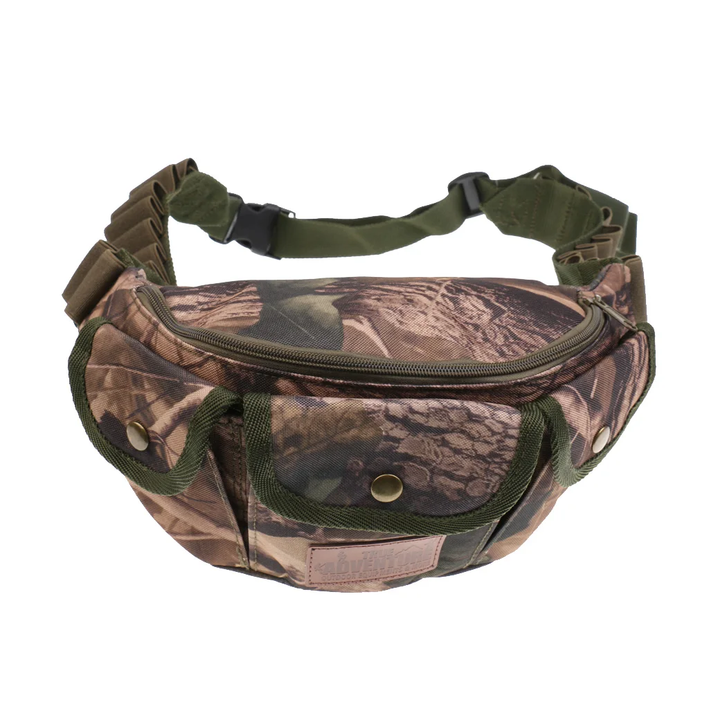 Outdoor Camo Oxford Waist Bag Fanny Pack Pouch Hip Belt Bumbag for ...