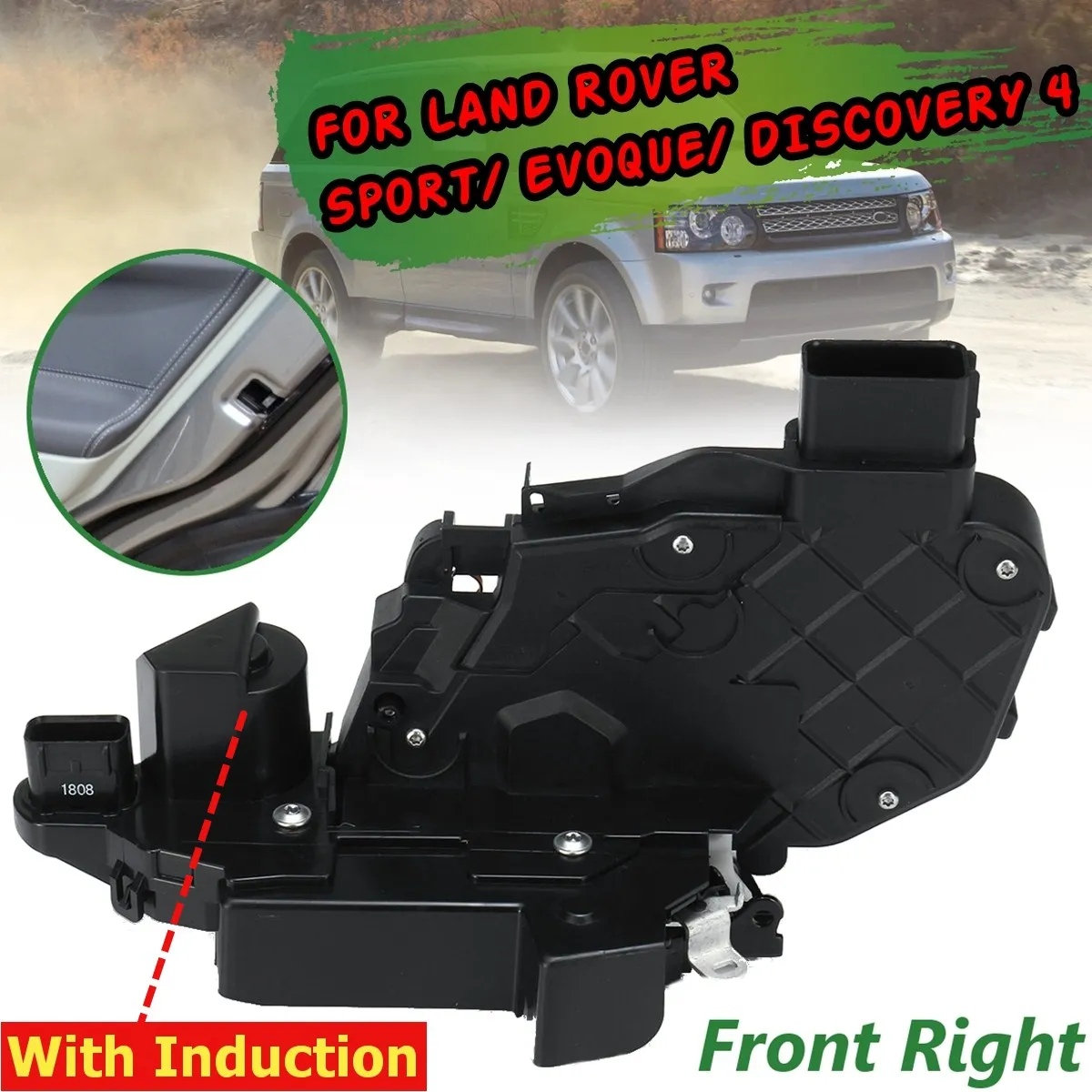 

Front Right Power Door Lock Actuator with Induction For Land Rover Range Rover Evoque/LR2/LR3/LR4 for LEFT HAND DRIVER CAR