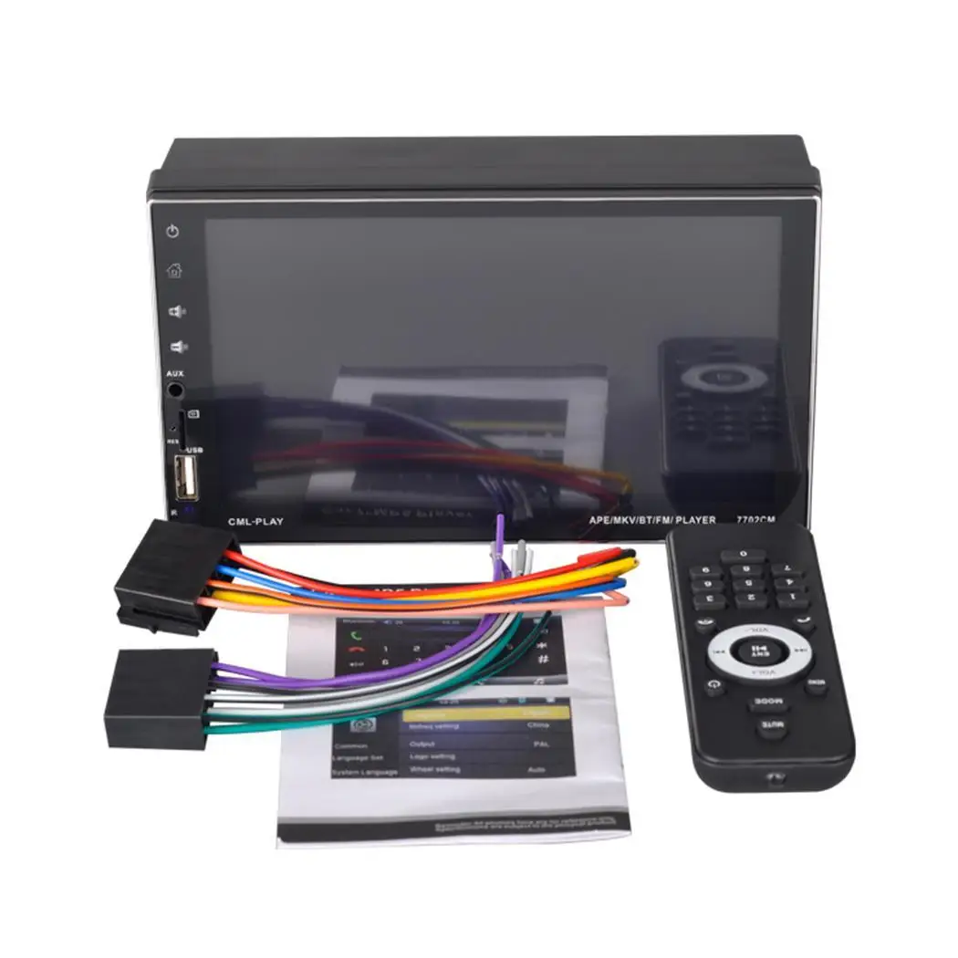 2 din автомобильное радио 7 &quotHD сенсорный экран DVD Bluetooth Автомобильный mp5 плеер Авто