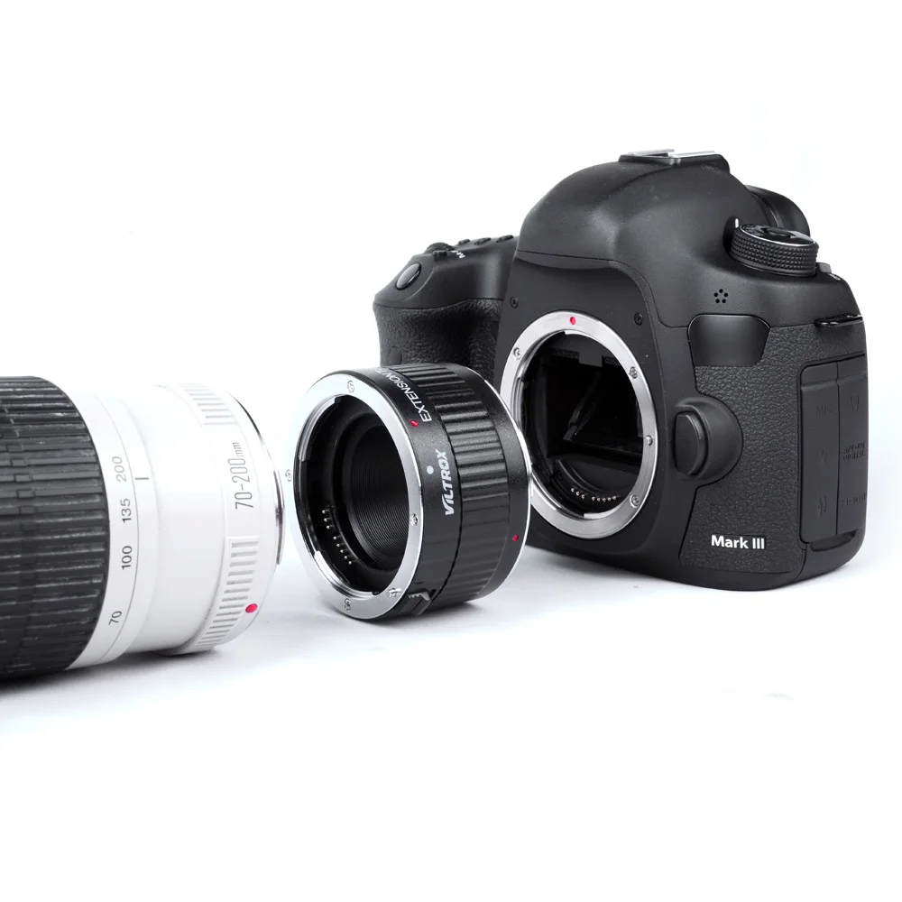 Viltrox DG-G Удлинительное макрокольцо для автоматического фокуса AF ttl с автоматической фокусировкой AF 12/20/36 мм набор металлический байонет w/крышки для объектива USM Canon EF EF-S 35 мм Lens DSLR Камера