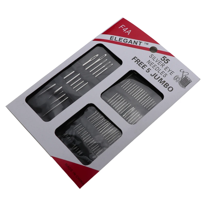 

55 PCS / Set Stainless Steel Sewing Needle Embroidery Mending Craft Wonderful