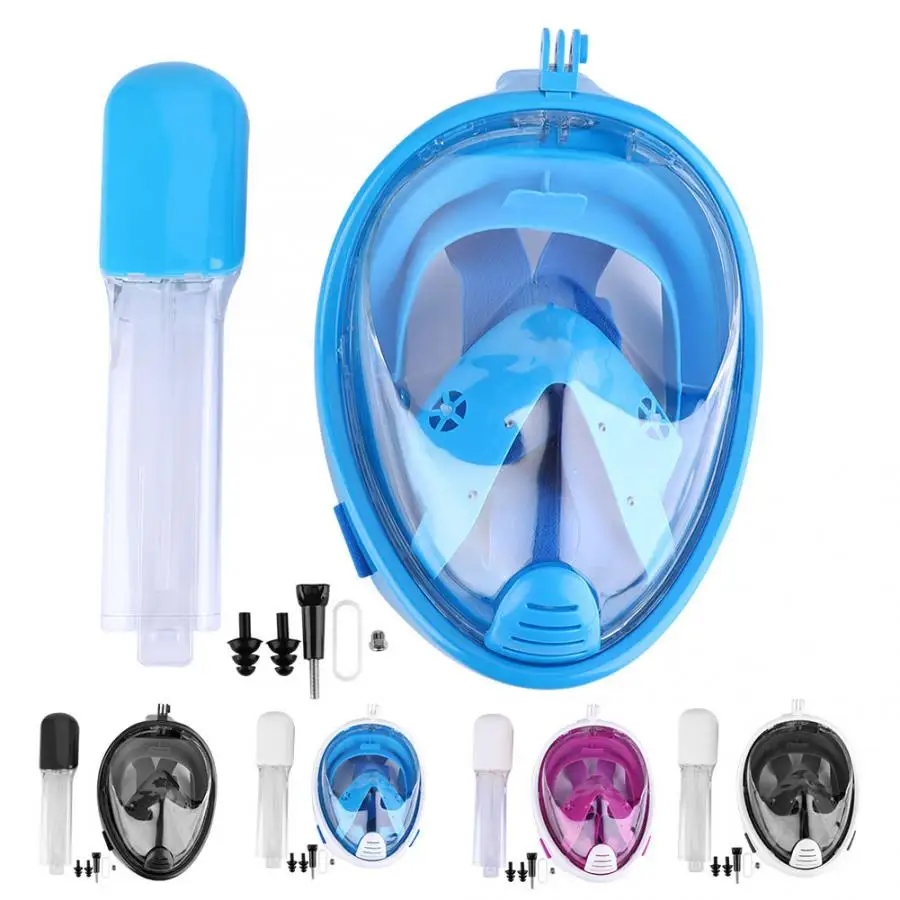 

Snorkeling Scuba Anti-Fog Mask Full Face 180 View Anti- Diving Mask Adult Children Scuba Diving Accessories