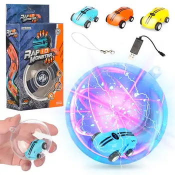 

LED Light Toy Car USB Cool Splendid Light Mini High Speed Car Spinning Gyro Car
