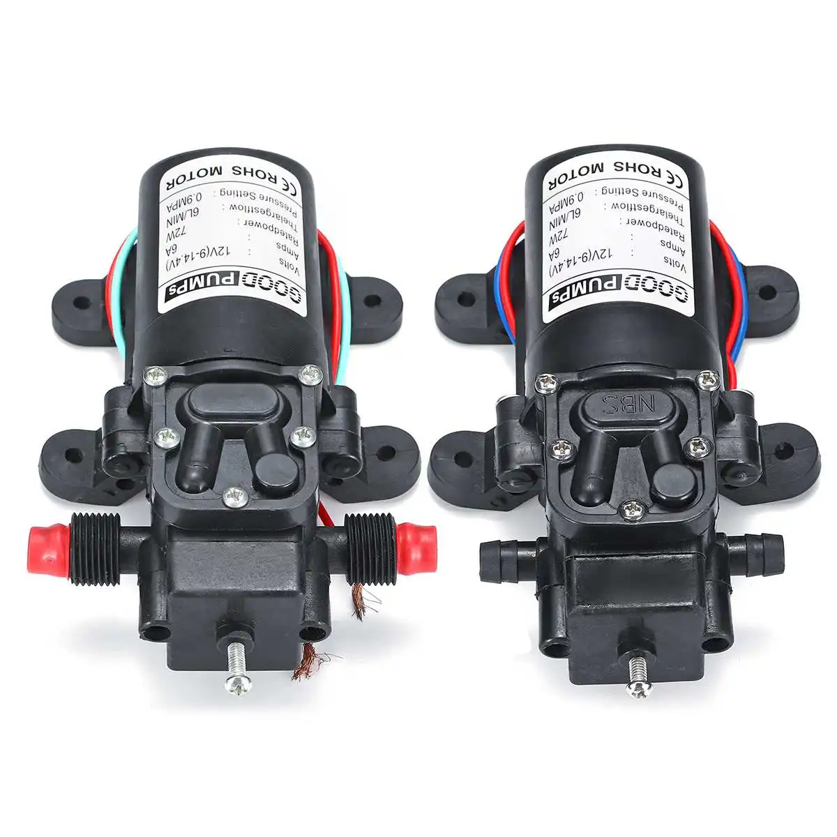 

12V 6 Lpm Self-Priming Water Pump High Pressure Camping Boat Garden Agricultural Irrigation Irrigation Sprayer Car Washing Pump