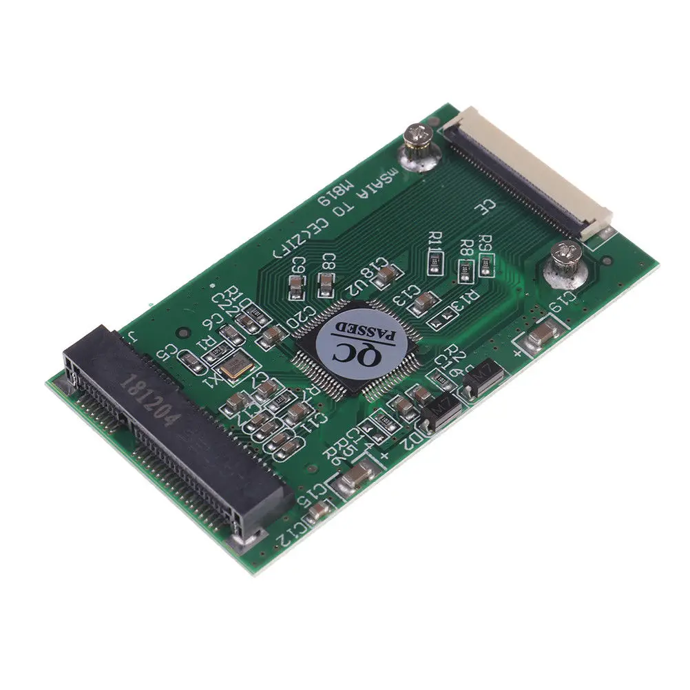 Горячая-Mini Msata Pci-E 1,8 дюймов Ssd до 40 Pin Zif Ce кабель адаптер конвертер карта