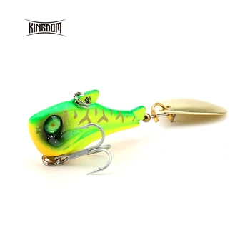 

Kingdom New VIB Fishing lures 7g 10.5g 14g 21g High Quality Hard Baits With Spoon Spinner Jerkbait Good Action Fishing Tackle