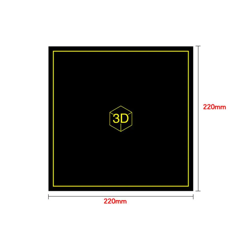 BEESCLOVER Магнитная печатная кровать клейкая лента квадратная печатная наклейка для Anet A8/A6& WanHao i3 части 3d принтера r20