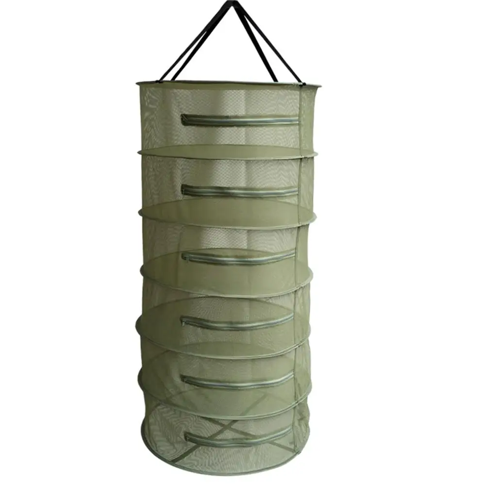 

6 - Layer Military Green Drying Net Ventilated Breathable Foldable Dry Net Large Space Insect-proof And Bird-proof
