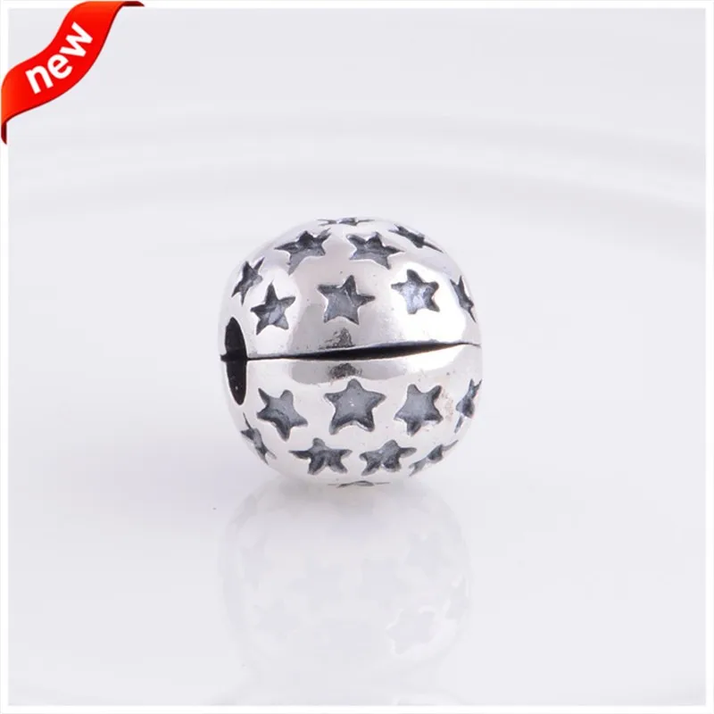 

CKK Beads Star Clip Charm Original 925 Sterling Silver Pandora Bracelet Charms Beads for Jewelry Making kralen perles Bead