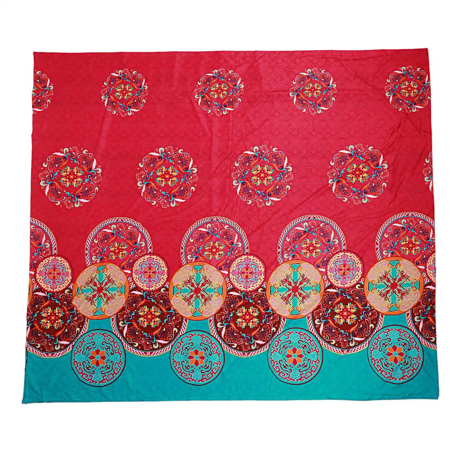 

Bohemian Style Bedding Set Floral Printed Bed Linens Twin Queen King Size3Pcs Duvet Cover Flat Sheet Pillow Case