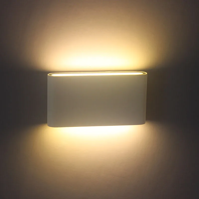 

Modern Garden Light 6W 12W LED Wall Sconce Outdoor Waterproof IP65 Aluminum Wall Lamp AC85-265V for Room Bedside Decotration