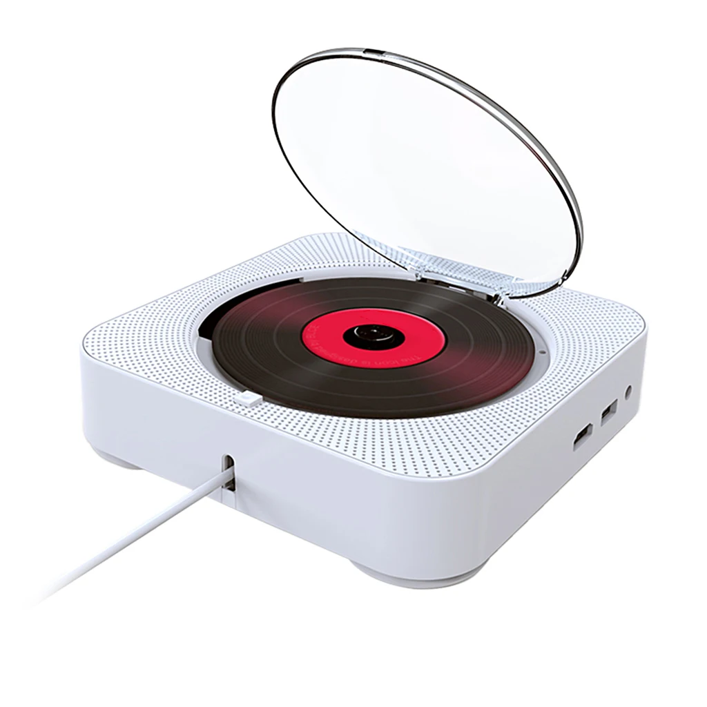 

MagiDeal 2 In-1 DVD / CD Player Built-in Hi-Fi Speakers FM Radio A/V Jack & USB & HDMI - White