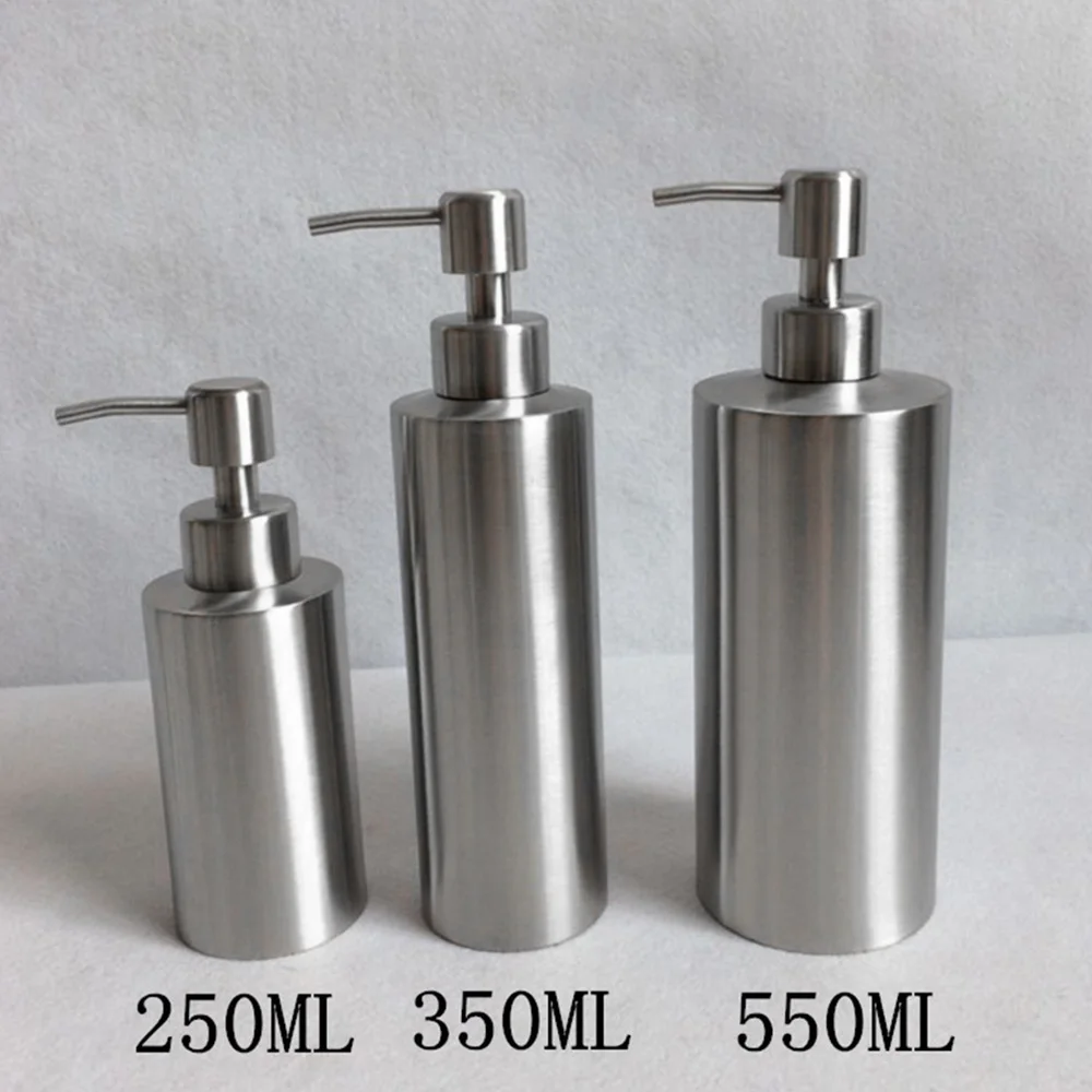 Высококачественный дозатор мыла из нержавеющей стали дезинфицирующее средство для рук в бутылке эмульсии приспособление для ванной