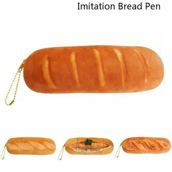 

Kawaii Simulation Bread Pencil Case Catroon High Capacity Pencil Bag Simple Pen Case Estuches School Stationery Gift For Girls