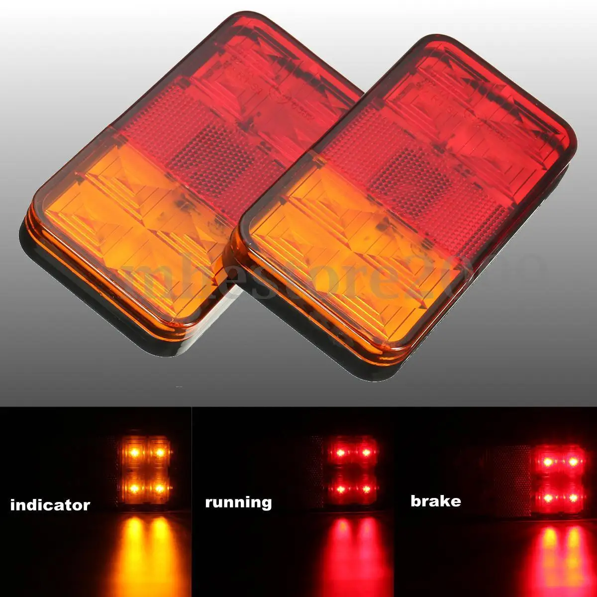 MZORANGE Outer Halogen Tail Light Lamp For Hyundai Sonata 2015 2016 2017 Rear Stop Brake Indicator Warning Light