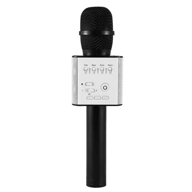 КТВ петь проводной микрофон Микрофон Q9 Беспроводной bluetooth-микрофоны с Динамик мини-Главная Открытый KTV для Iphone