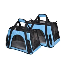 Переноска для собак, дорожная сумка, портативный рюкзак для домашних животных, сумка-мессенджер для кошек, переноска для маленьких собак, Мягкая двусторонняя дышащая переноска для кошек