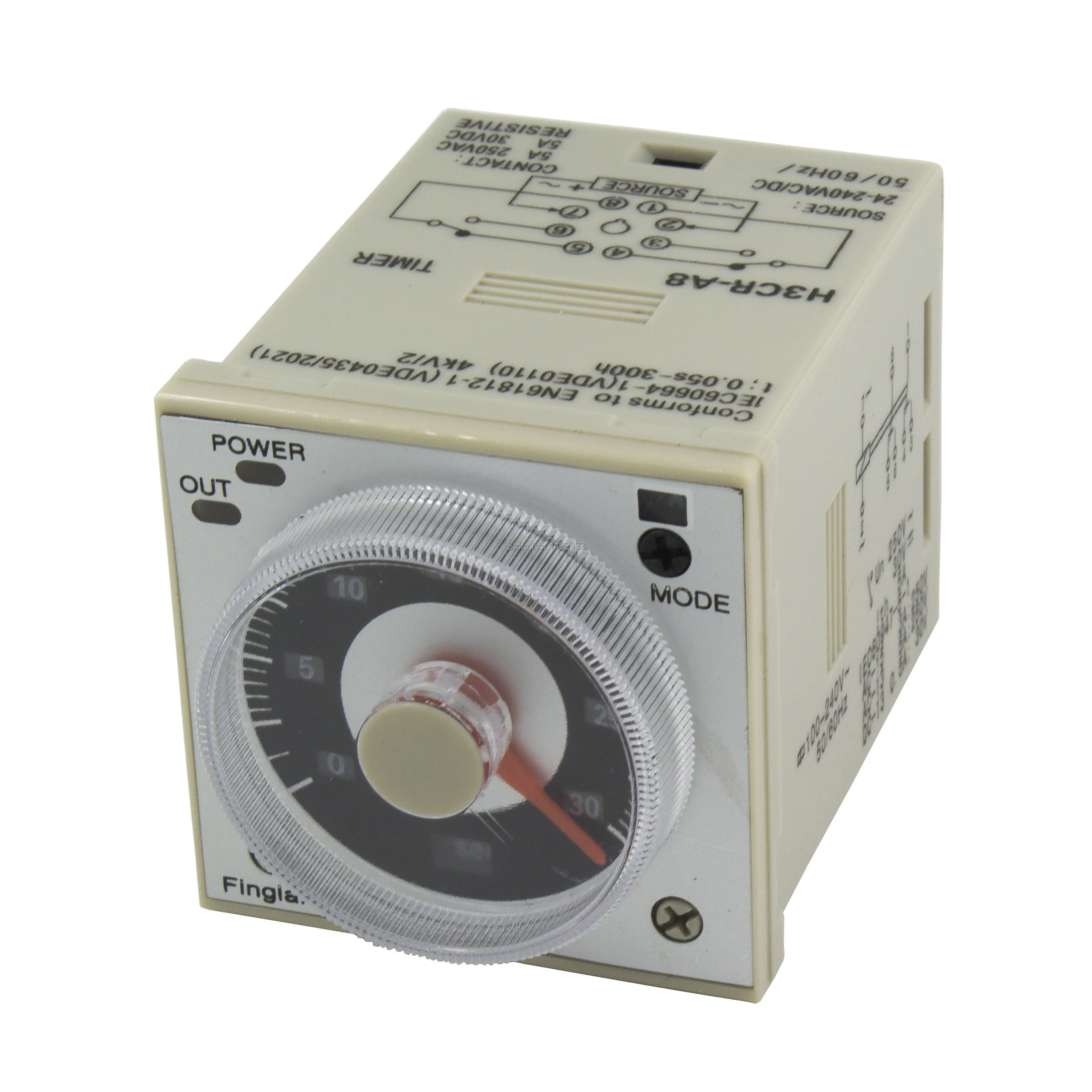H3CR A8 8 pin time relay H3CR series delay timer AC/DC 24 240V AC 100