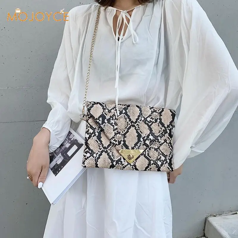 New Fashion Women's Synthetic Leather Messenger Bag Boa Snake Skin Handbag Bag Fashion Crossbody Clutch Lady Evening Bag New Fashion Women's Synthetic Leather Messenger Bag Boa Snake Skin Handbag Bag Fashion Crossbody Clutch Lady Evening Bag