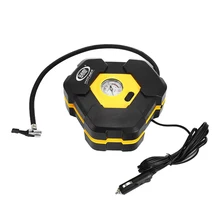 Carzkool-Портативный 12V авто электрический воздушный компрессор шин насоса с 3 м длительное Мощность шнур с упаковочной сигареты