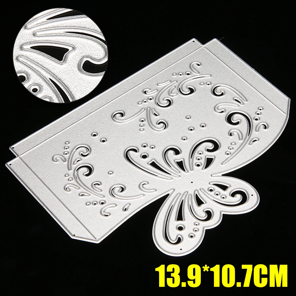 

New 13.9*10.7cm Butterfly Envelope Metal Cutting Dies Stencil for DIY Scrapbooking Album Embossing Paper Cards Crafts Die Cuts