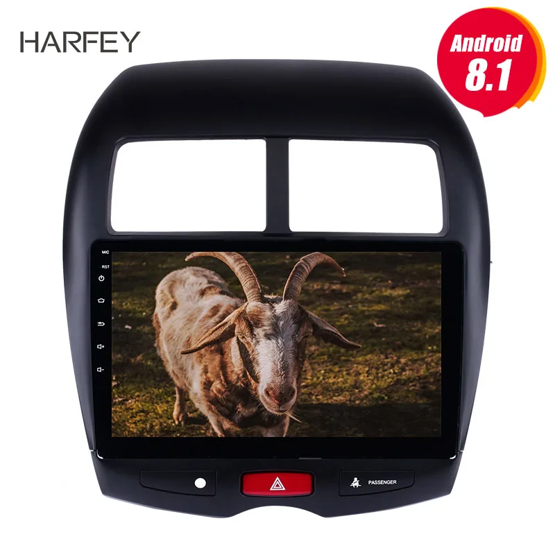 Harfey для 2010 2011 2015 Mitsubishi ASX Peugeot 4008 автомобильный мультимедийный плеер 2DIN Android 8 1/7 1 WIFI