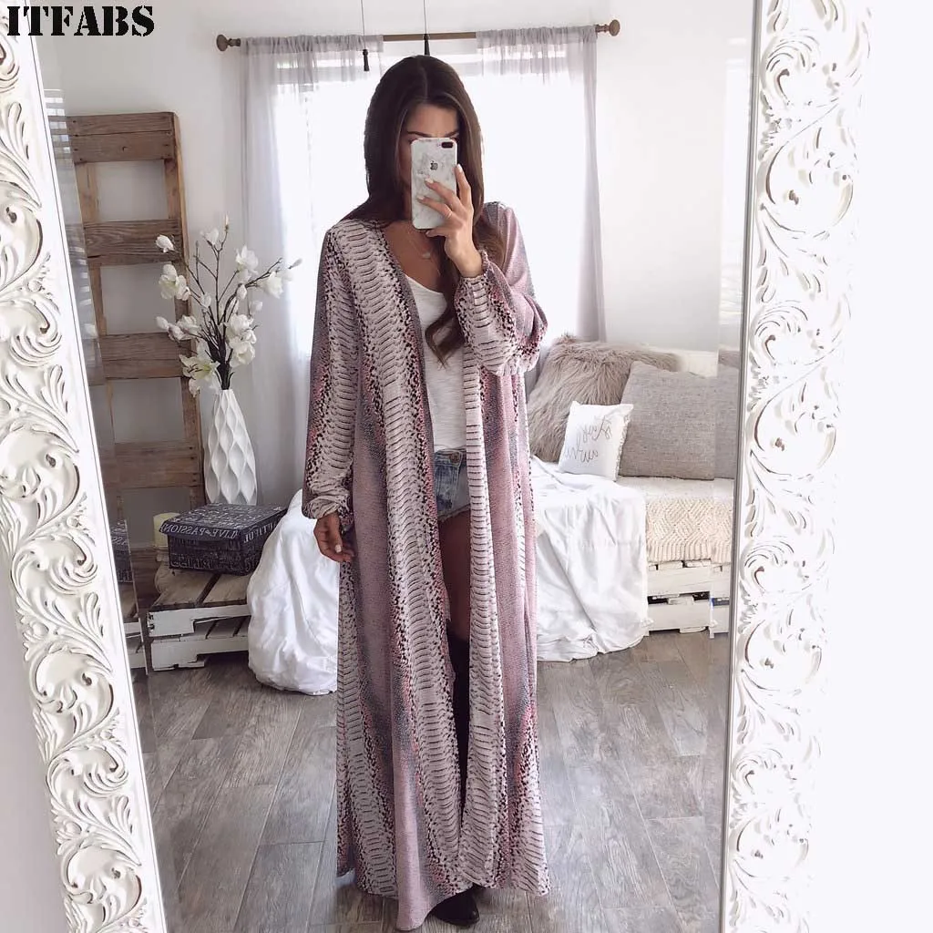 Long Cardigan Women Blouse Summer Boho Full Sleeve Floral Printed Long Kimono Beach Cover ups Casual Loose Blouse Shirts 2019