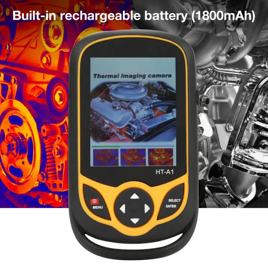 

HT-A1 100-240V 3.2inch HD Termometro Digital Camera Imaging IR Humidity Meter
