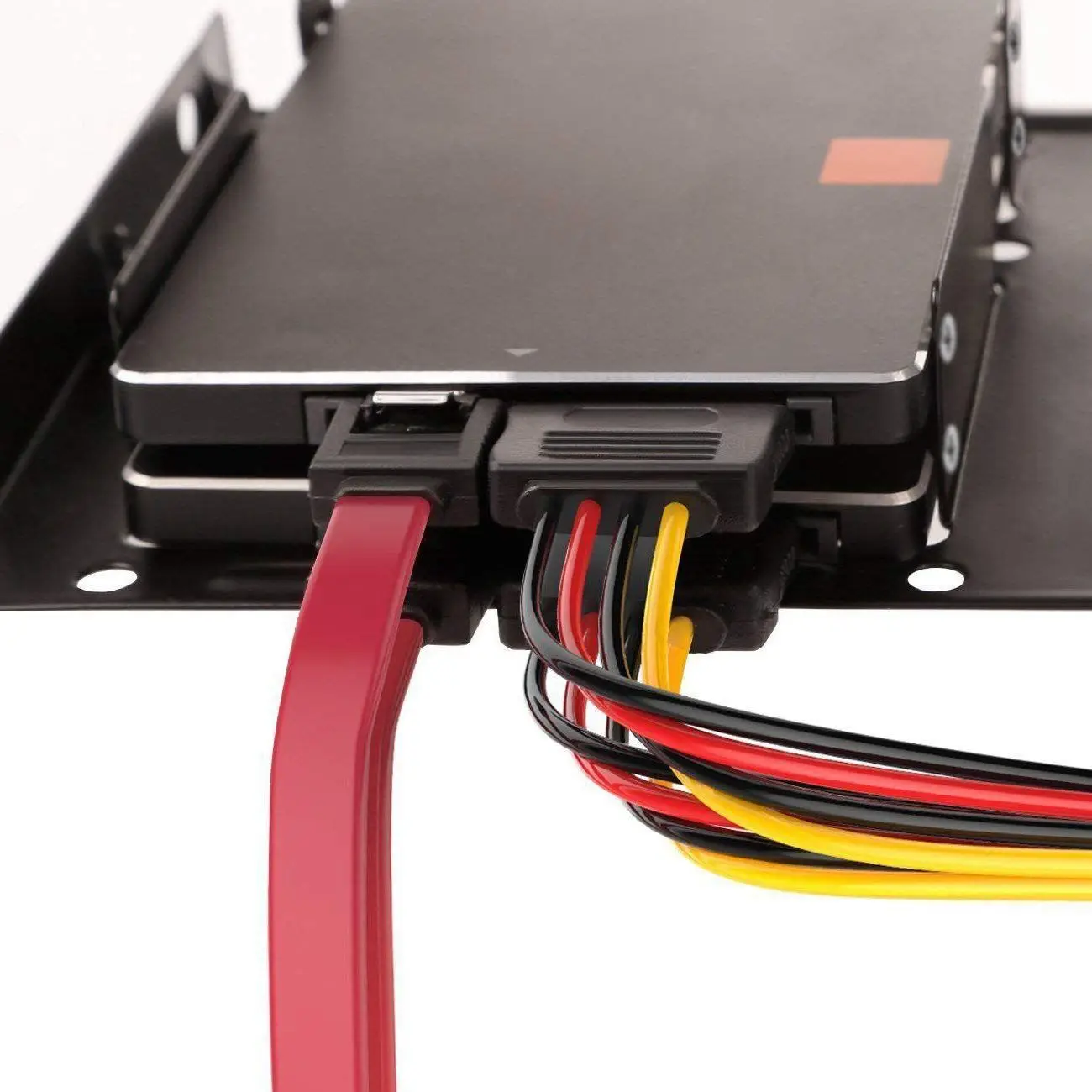 Соединительные кабели для жесткого диска SSD/SATA III (1x4 Pin к двойному 15 SATA кабель
