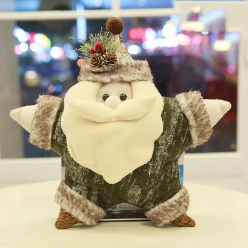 Милые домашние декоративные рождественские украшения подарок Санта Клаус Снеговик Дерево Игрушка Кукла подвесная Рождественская елка украшения детский подарок