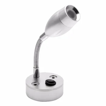 

12V 6000K LED Spot Reading Light Interior White Light Switch ON OFF For Camper Van Caravan Boat 3W